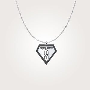 SuperMom (toTheRescue) Mother's Day Necklace [High Quality] [Not Sold Anywhere Else]